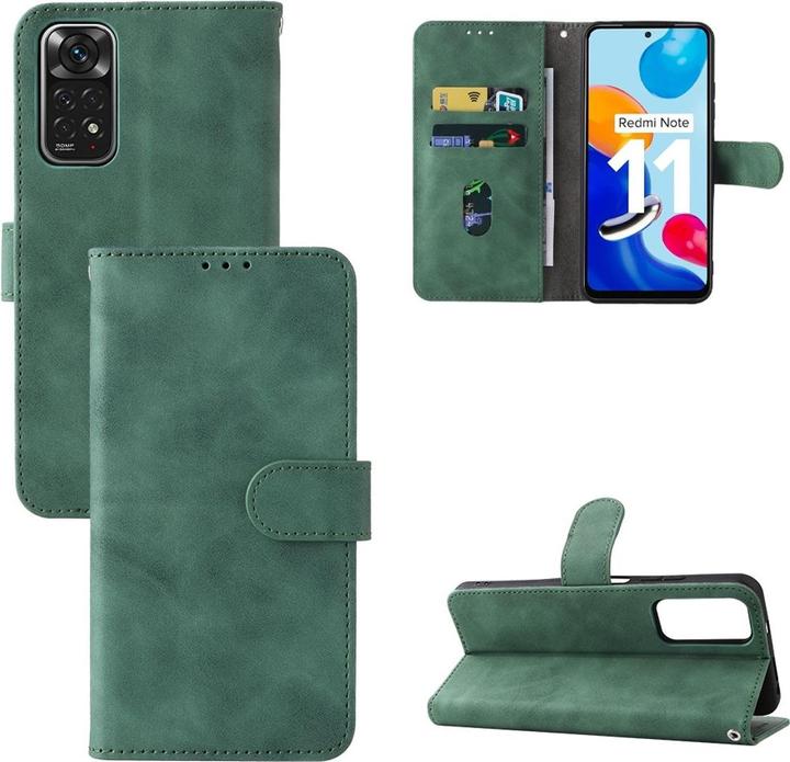 Produktbild König Design Hülle Handy Schutz für Xiaomi Redmi Note 11 Case Cover Tasche Wallet 360 Grad (Oppo A11s, Xiaomi Redmi Note 11)