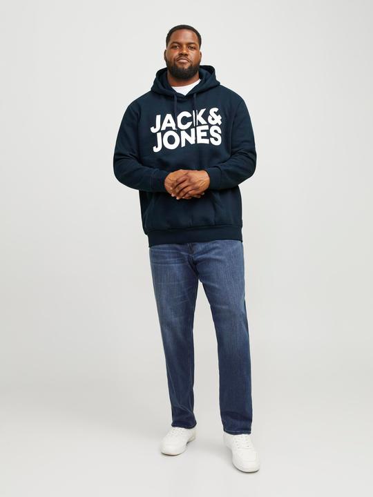 Actual product image Jack & Jones Basic Logo Plus Size Hoodie (XL, 3XL)
