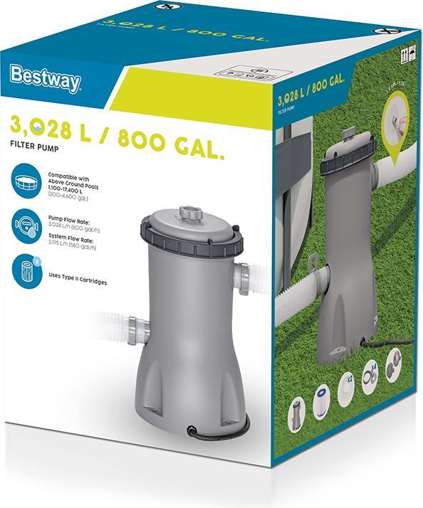 Produktbild Bestway Filterpumpe 3.028 l/h