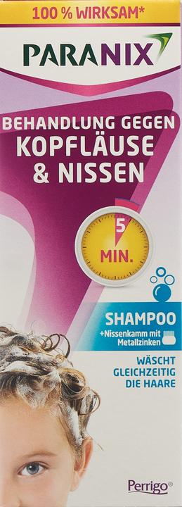 Actual product image Paranix 5 minutes + comb (200 ml, Liquid shampoo)