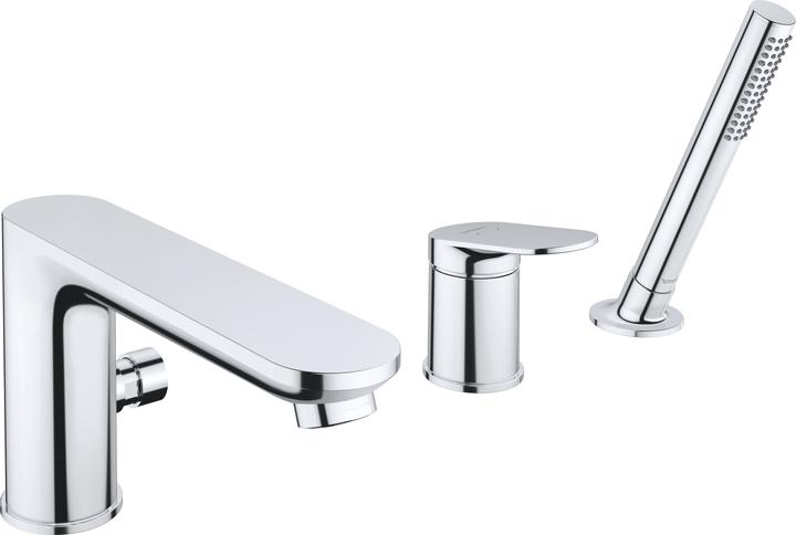 Duravit Wave 3-hole bath mixer