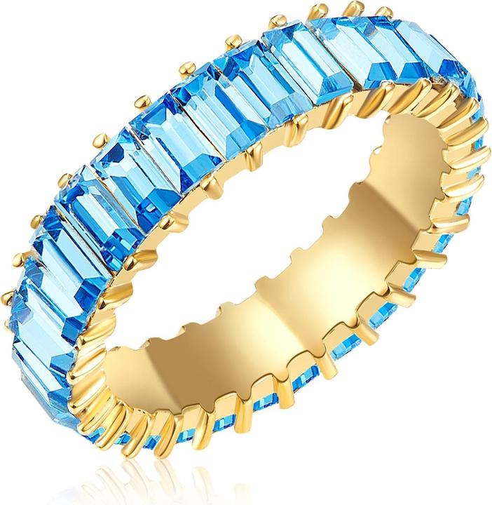 Yokoamii Damen Metall Glaskristall gelbgold - 30066
