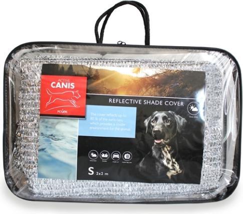 Petcare Active Canis, Ombrello Reflex Silver, M 3x3 m, ombreggia e rinfresca l'auto (Cane)