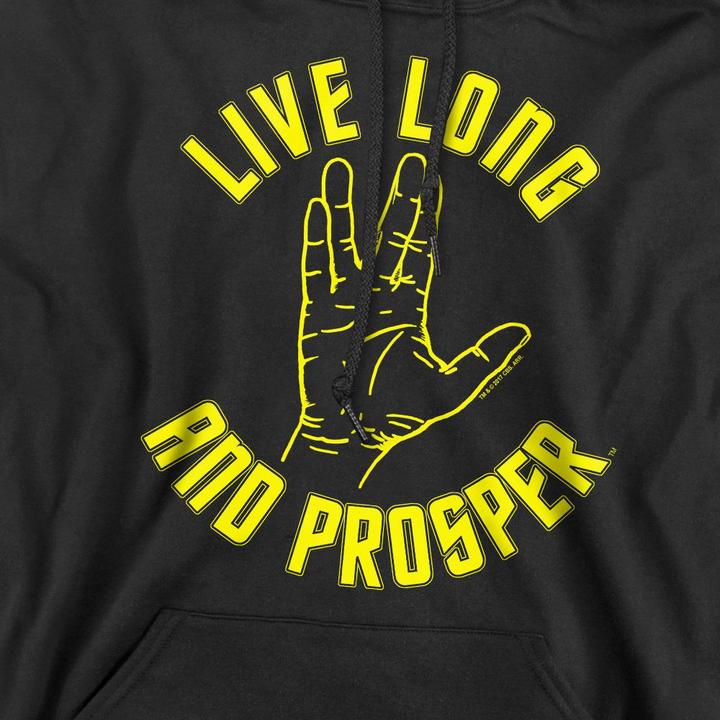 Immagine prodotto Live Long Felpa con Cappuccio Mano Uomo (L)