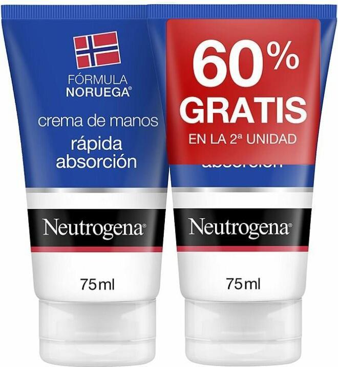 Neutrogena Crème pour les mains à absorption immédiate 2 x 75ml (75 ml)