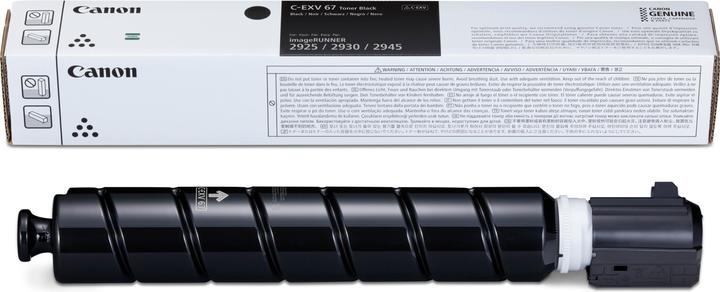 Actual product image Canon Toner black CEXV67 33K (FC)