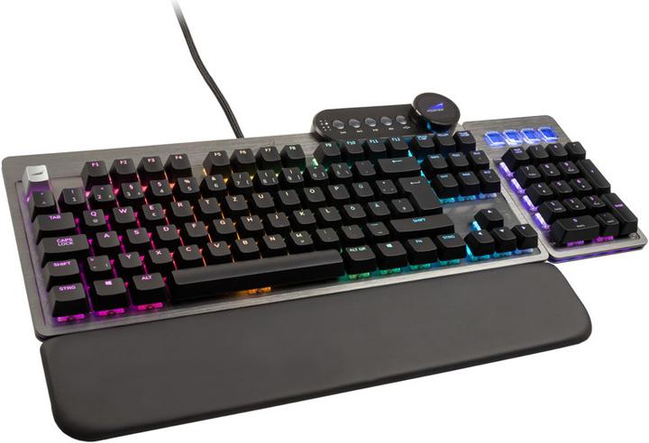 Productafbeelding Mountain Everest Max Gaming Keyboard - MX Speed Silver, ISO, DE Layout (DE, Bedraad)
