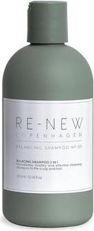 Produktbild Re-New Copenhagen Balancing Shampoo 2 in 1 Premium Haarpflege Unisex Vegan Sulfatfrei 300ml (300 ml, Flüssiges Shampoo)
