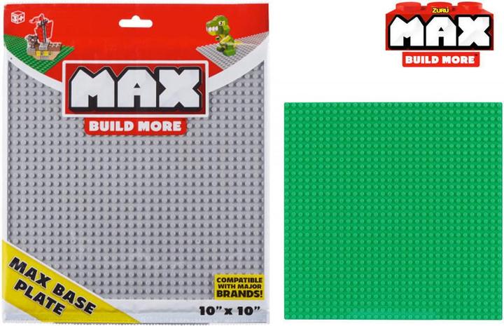 Productafbeelding Zuru MAX Build More display van 24 speelondergronden 25,5 x 25,5 cm - 2 kleuren