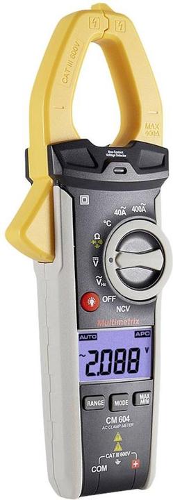 Actual product image Multimetrix CM 604 Current clamp digital incl. bag CAT III 600V Display (Counts): 4000 (CAT III 600V)