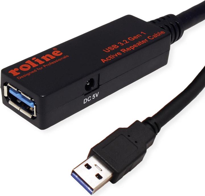 Actual product image Roline USB3.2 Gen1 Act. Repeater cable (20 m, USB 3.2 Gen 1)