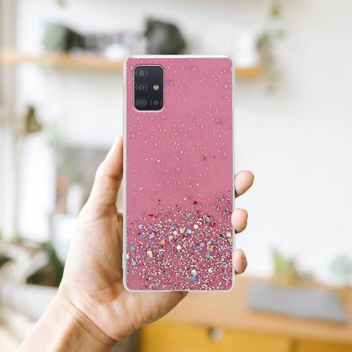 Image du produit Cadorabo Couverture TPU paillettes scintillantes (Samsung Galaxy M40s)