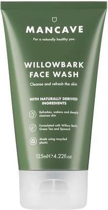 Actual product image ManCave Willowbark Face Wash 125ml for Men with Willow Bark Extract, Green Tea and Spinach Extract (Foam)