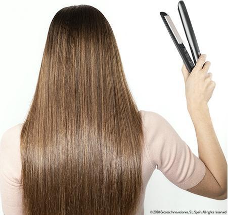 Actual product image Cecotec Hair Straightener 890 Titanium with Titanium Plates Temperature Setting 140-200 ºC Automatic Shutdow (Straightening iron)
