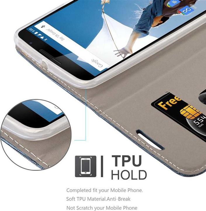 Immagine prodotto Cadorabo Copertina del libro Jeans Optics (Google Nexus 6)