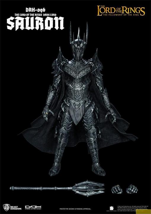 Actual product image Beast Kingdom Lord of the Rings Dynamic 8ction Heroes Action Figure 1/9 Sauron 29 cm