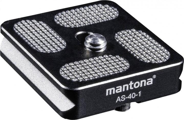 Actual product image mantona AS-40-1 (Tripod quick-release plate)