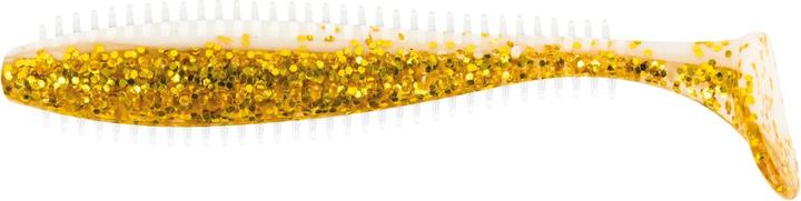 Fox Rage Spikey Shad Gummifisch Gold Glitter (12 cm)
