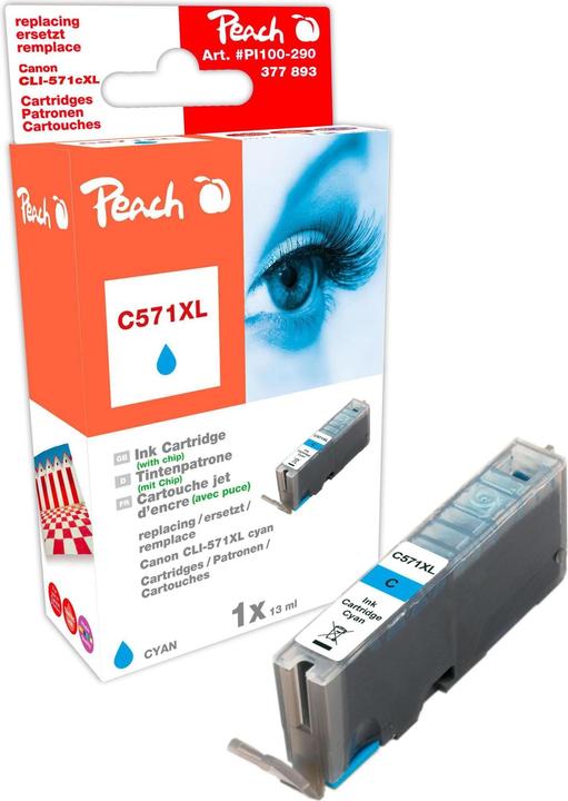 Actual product image Peach CLI-571c XL (C)