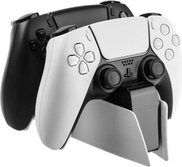 Productafbeelding Fixed Dubbele oplader voor PS5-controller, zwart en wit (PS5)
