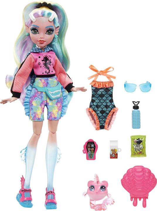 Productafbeelding Monster High Lagoona blauwe pop met huisdier en accessoires