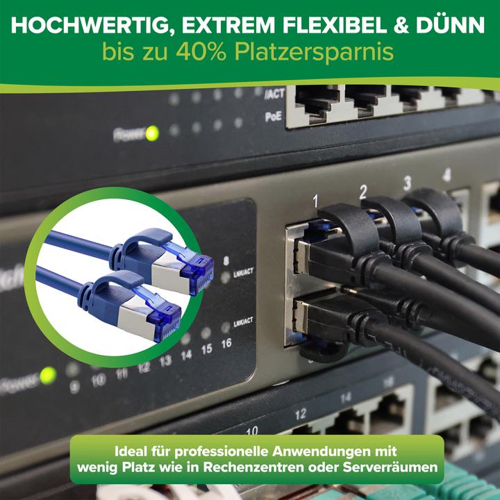 Produktbild InLine Patchkabel Slim (S/FTP, CAT6a, 1 m)