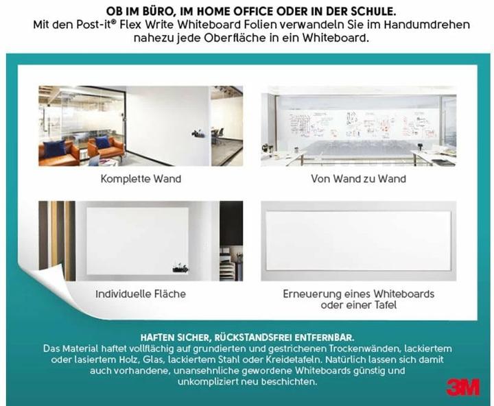 Produktbild Post-it Easy Erase Whiteboard-Oberfläche