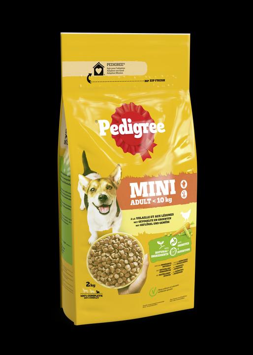 Produktbild Pedigree Trocken mit Geflügel & Gemüse (Adult, 1 Stk., 2000 g)
