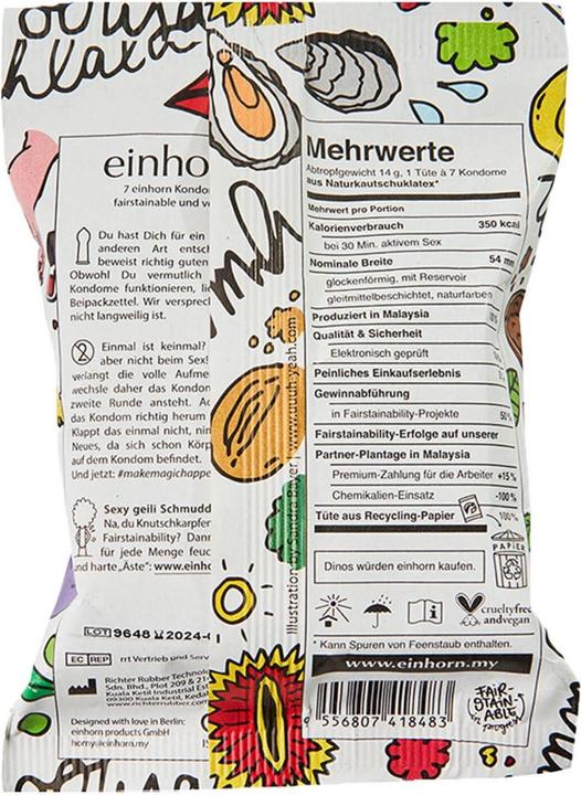 Actual product image Einhorn Condoms Pussy objects (7 pcs.)