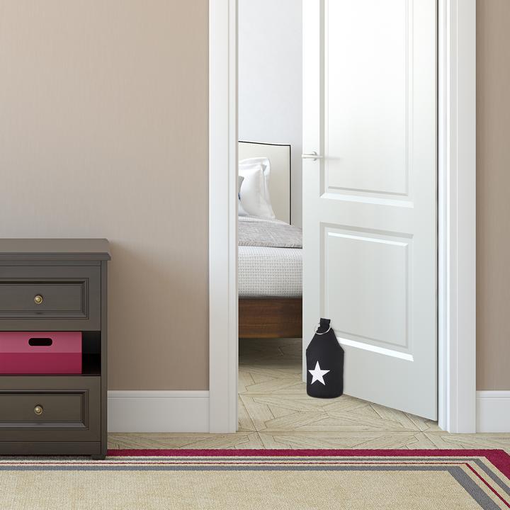 Immagine prodotto Relaxdays Fermaporta con stella e manico (1 Pezzo/i, 11 x 11 x 23 cm)