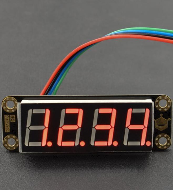Produktbild DFRobot Gravity rotes 4-Digit 7-Segment LED-Display