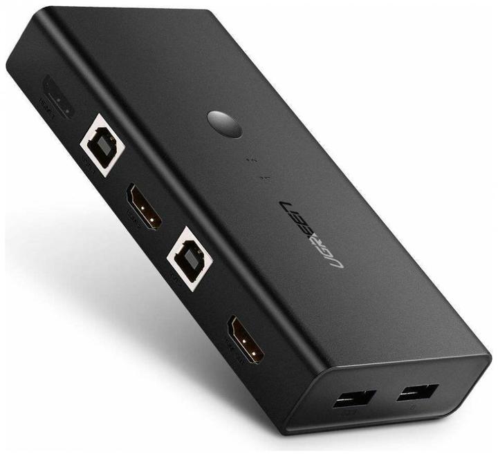 Image du produit Ugreen Commutateur KVM 2 ports USB/HDMI CM200 50744