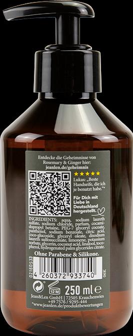 Immagine prodotto Jean & Len Rosmarino e zenzero (Sapone liquido, 250 ml)