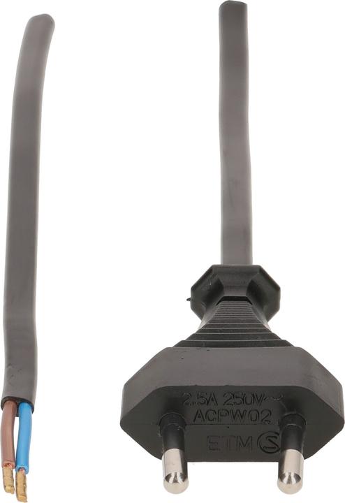 Produktbild Max Hauri TDLF-Netzkabel H03VVH2-F2X0.75 Typ 26 (3 m)