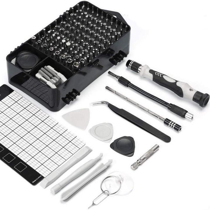 Immagine prodotto Apfelkiste Kit professionale per la riparazione di smartphone - cacciavite e strumento di apertura con scatola