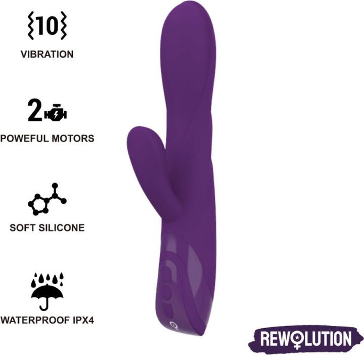 Actual product image Rewolution Reworabbit Flexible Vibrator With Rabbit