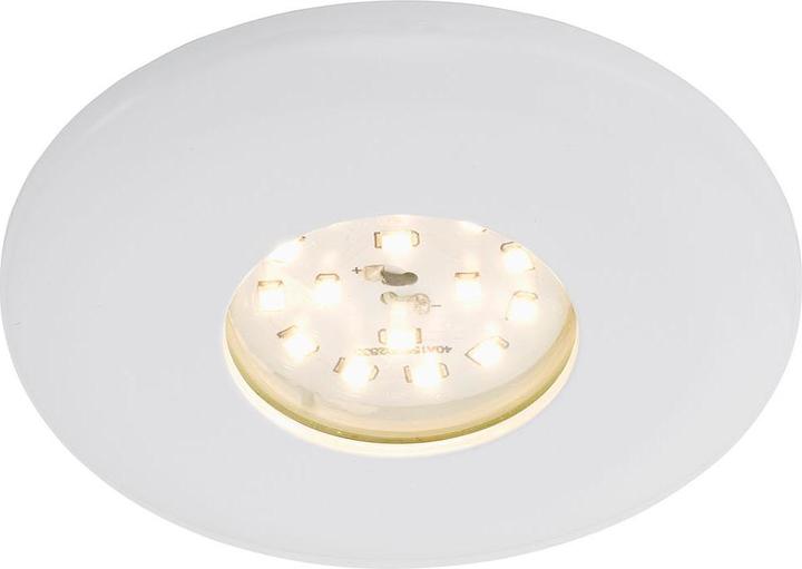 Produktbild Briloner LED Einbauleuchte IP65 1x5W 1x400 lm 3000 K warmwei Attach wei 93/68 mm 230V (400 lm)