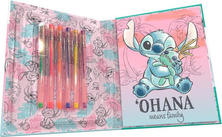 Produktbild Kids Licensing Stitch NotizbuchGelstifte