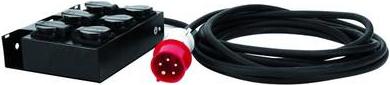 Actual product image Eurolite SB-65 Power distributor 6-way