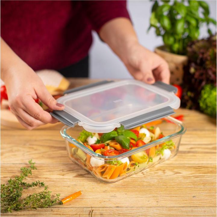 Actual product image Kuhn Rikon Plastic lid for glass- stainless steel container small (0.64 l)