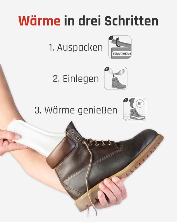 Actual product image TerraTherm Insoles 5 pairs