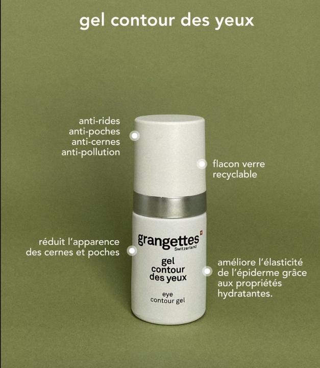 Image du produit Grangettes gel contour des yeux (Gel, 20 ml, Journée)