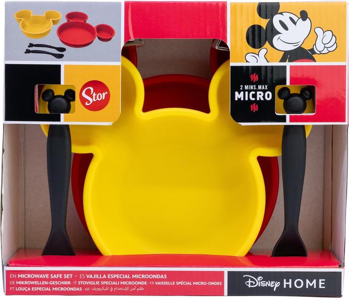Image du produit Stor Disney Baby - Mickey Mouse - Geschirrset 4-teilig für Kleinkinder in Geschenkbox
