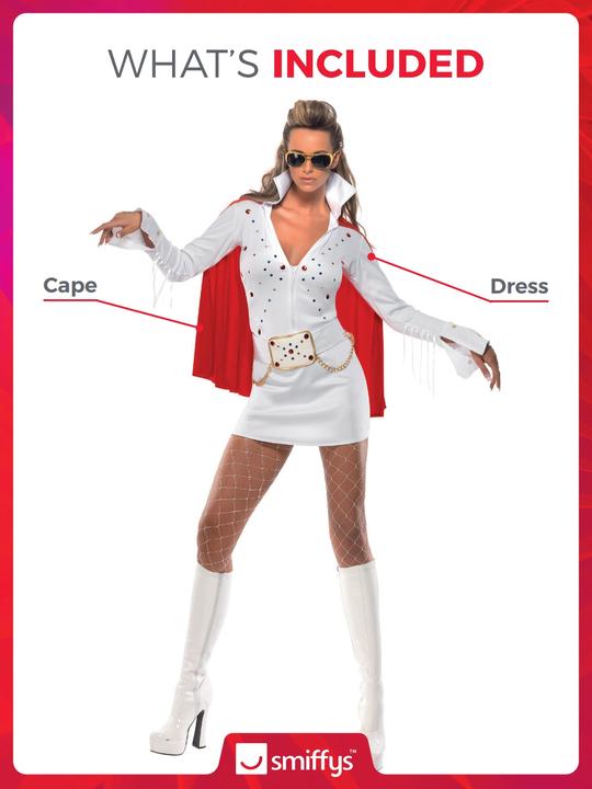 Image du produit Smiffys Costume de femme Elvis (S)