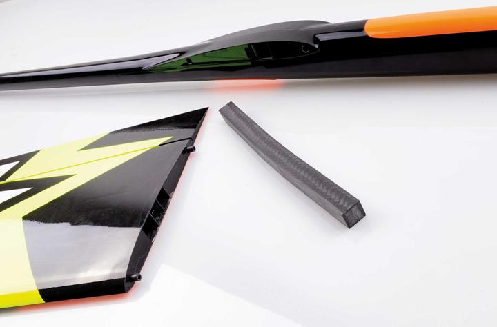 Actual product image Flyinger Joy F5J 2,5m Carbon Normal Version "Smiley" competition model by MH (Mykola Horb