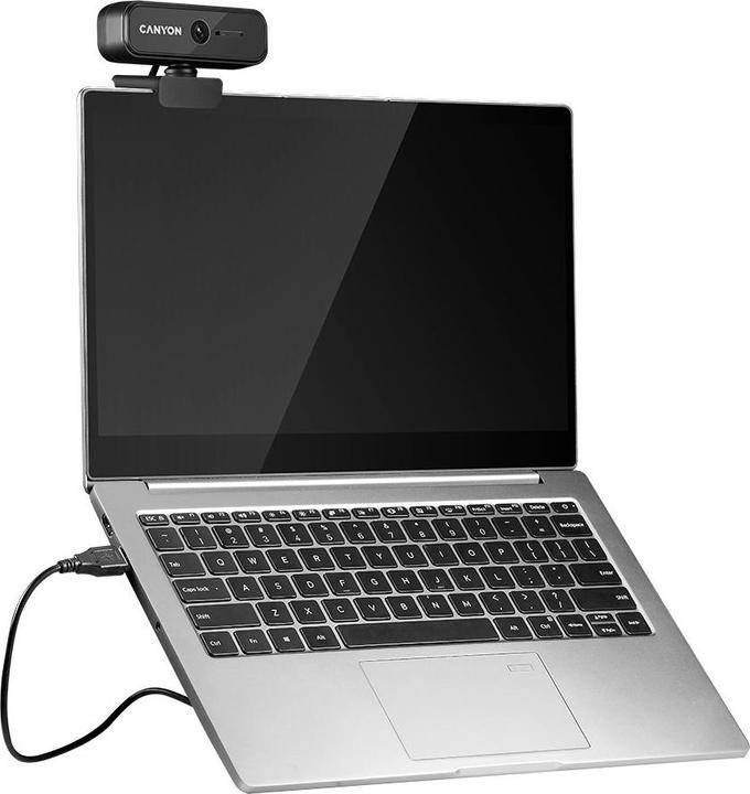 Actual product image Canyon C2N 1080P full HD 2.0Mega fixed focus webcam with USB2.0 connector, 360 degree rotary view sc (2 Mpx)