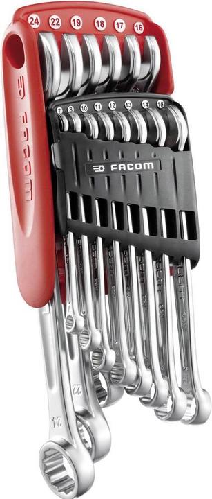 Actual product image Facom Combination wrench set (19 mm, 12 mm, 24 mm, 14 mm, 22 mm, 16 mm, 10 mm, 18 mm, 7 mm, 17 mm, 11 mm, 15 mm, 8 mm, 13 mm)