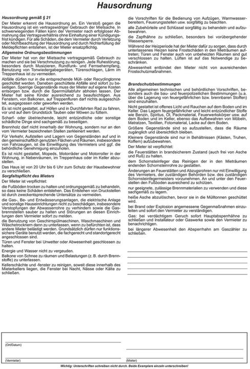 Nährwerte und Zutaten Rnk Verlag Vordruck "Universal-Mietvertrag fr Wohnungen" (4 x)