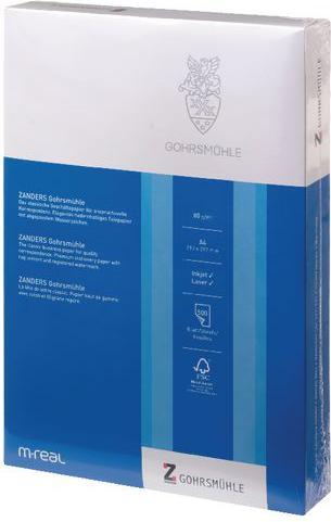 Immagine prodotto Gohrsmühle GOHRSMšHLE Carta intestata della banca, DIN A4, 80 g/m², bianco (80 g/m², 500 x, A4)