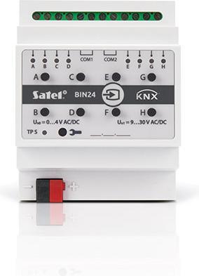 Produktbild Satel KNX 8-Kanal KNX-BIN24 binärer Eingangsaktor (Analogaktor)